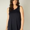 Yesta top Abbigail d.blauw