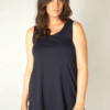 Yesta top Abbigail d.blauw