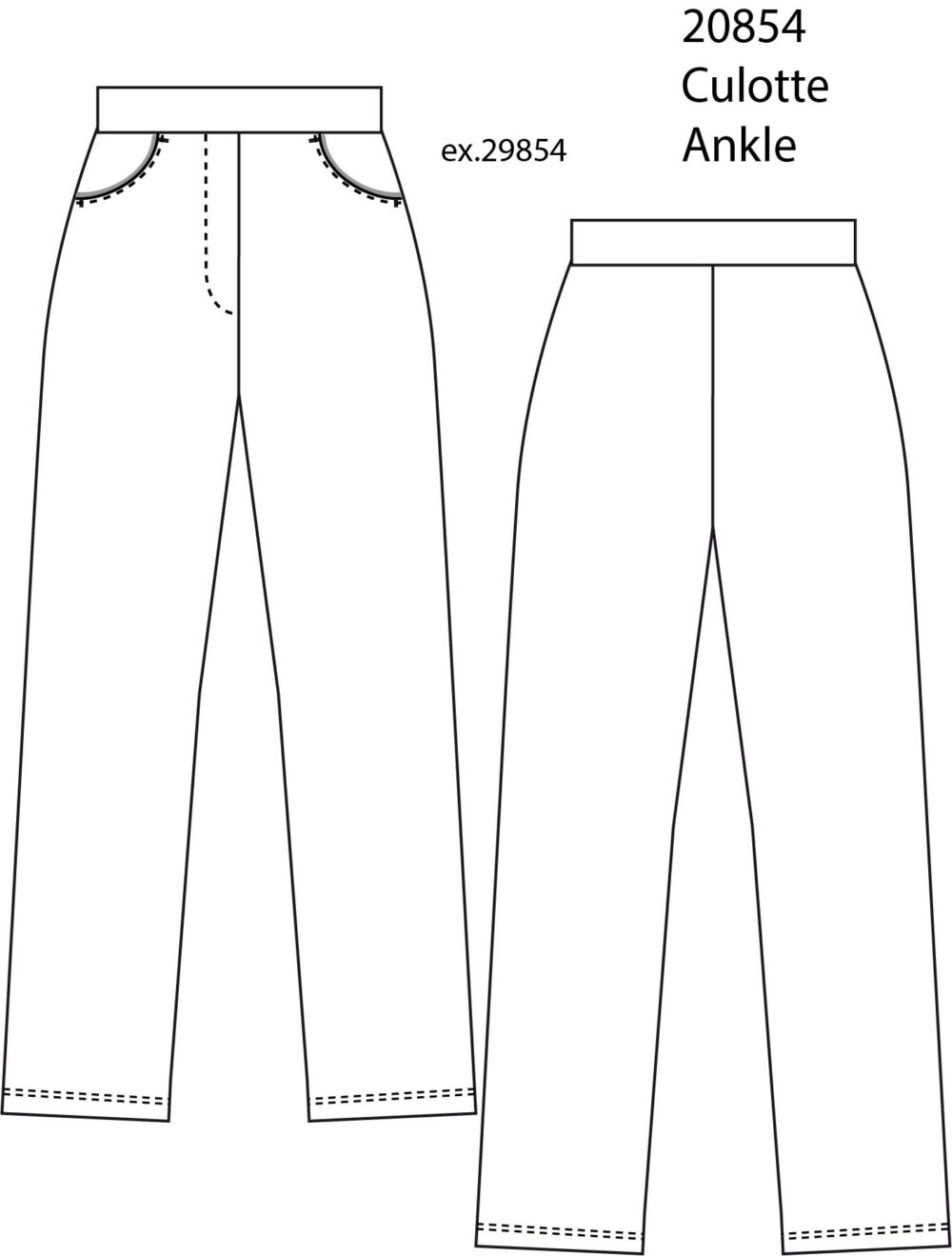 Kj Brand broek 20854 4240