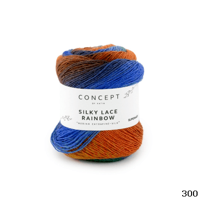 Katia silky lace rainbow